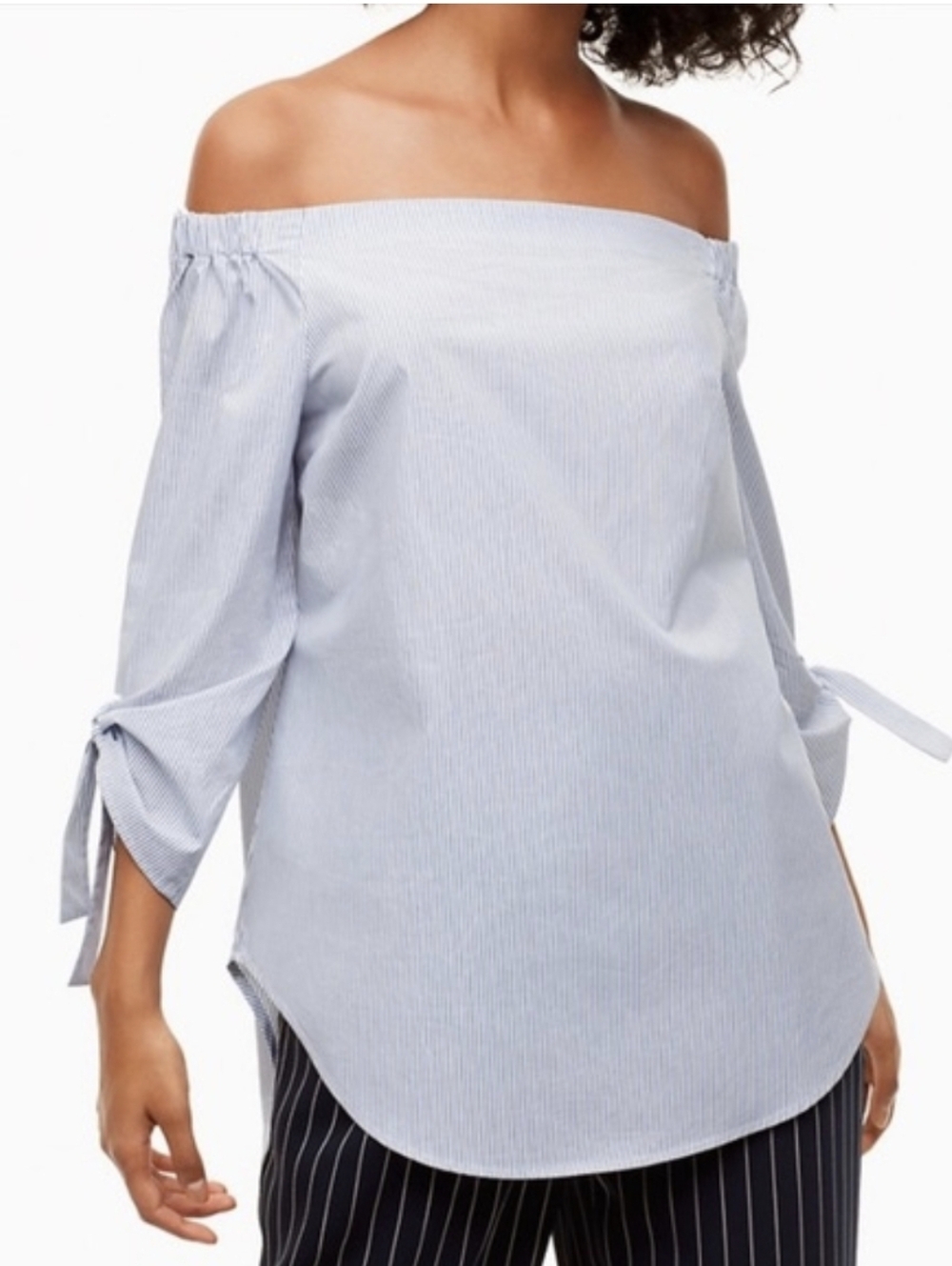 Aritzia Babaton Malik Off Shoulder Blouse